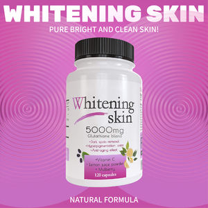 OEM de etiqueta privada de vitamina C y glutatión 120PC Cápsulas blanqueadoras de la piel Suplemento para el cuidado de la piel - Product Image 5