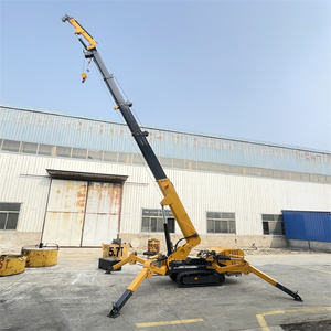 رافعة صغيرة مجنزرة عنكبوت صغيرة للخدمة الشاقة ساق تلسكوبية هيدروليكية - Product Image 4