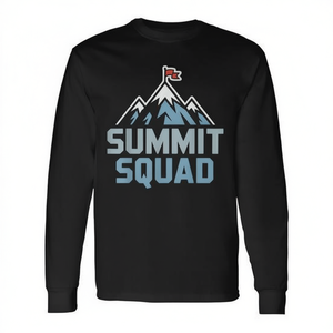 Camiseta de manga larga Summit Squad con cuello redondo, unisex, para adultos, para equipo de senderismo, ropa de aventura - Product Image 2