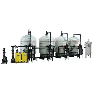 40000 lph industrial boiler Water Filter System Industrial sodium ion exchange resin tank Water Softener