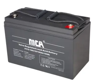 Mca Fabriek Lood Zuur Agm Vrla Opslag 12V 100ah Batterij
