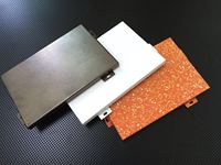 Panneau de façade en aluminium à texture de pierre pour extérieur en alliage d'aluminium 3003 / 5052, remplace la pierre naturelle, économie de coûts