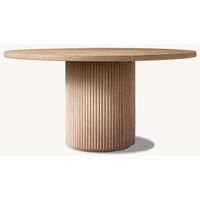 Table à manger ronde en bois massif pour hôtel, mobilier de salle à manger moderne pour la maison, ensemble de table à manger pour 4-6 personnes pour usage hôtelier