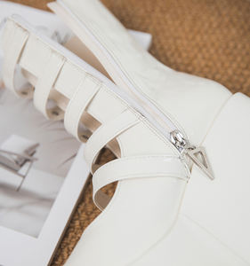 Chaussures à plateforme pour filles, bottes pour soirée, boîte de nuit, défilé, talons ultra hauts de 22/20/18 cm, bottes au-dessus du genou avec talons de 12 cm, sexy - Product Image 4