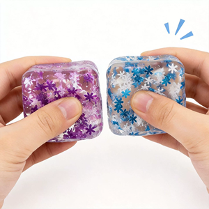 ของเล่นบีบคลายเครียดรูปเกล็ดหิมะน้ำแข็งขนมมอลต์ยอดนิยม - Product Image 2