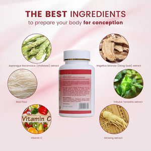 แคปซูลสมุนไพรปรับสมดุลฮอร์โมนสำหรับผู้หญิง บำรุงสุขภาพ เพิ่มความสมบูรณ์แบบของไข่ ช่วยในการตั้งครรภ์  วิตามิน ซิงค์ โสม  ผลิตจากโรงงานโดยตรง - Product Image 2