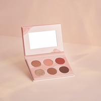 Mini palette d'ombres à paupières diamant mat et miroitant étanche personnalisée palette d'ombres à paupières cosmétiques palette de maquillage OEM