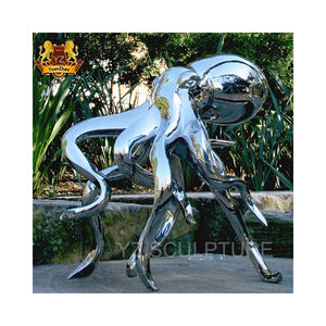 Fournisseur d'usine Statue sur le thème d'animaux d'art grandeur nature Sculpture de tigre en acier inoxydable - Product Image 2