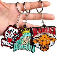 Porte-clés en PVC personnalisé avec logo, 2D/3D, en caoutchouc souple, pour promotion de marque, événements, vente en gros