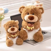 Peluche super douce en forme d'agneau, jouet animal en peluche avec rembourrage en coton PP, 31-50 cm, accessoires sur le thème des fêtes pour enfants - Unisexe