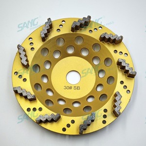 <span class=keywords><strong>Disco</strong></span> Abrasivo de Diamante Premium SANG de 7 Pulgadas (180 mm) con Segmento de Cierre, Grano 30 #   <span class=keywords><strong>Disco</strong></span> de Pulir para Pulidora de Pisos de Concreto - <span class=keywords><strong>Disco</strong></span> de Pulido de Superficies - Product Image 2