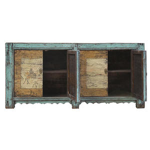 Mueble de almacenamiento de madera para sala de estar con estantes y cajones, diseño moderno de muebles para el hogar. - Product Image 1