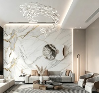 Panneau mural en marbre UV personnalisé, couleur et épaisseur au choix, durable pour les projets de construction résidentielle et la décoration intérieure