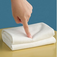Serviette jetable non tissée pour salon de beauté, serviette jetable pour cheveux, serviette de bain jetable pour hôtel