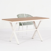 Vente directe usine : Ensemble de mobilier d'extérieur haut de gamme en rotin synthétique PE, comprenant table, chaises et table d'appoint, chaise de salle à manger