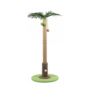 Rascador para <span class=keywords><strong>Gatos</strong></span> Estilo Palmera de Coco con Juguetes Interactivos, Árbol para <span class=keywords><strong>Gatos</strong></span> de Sisal Resistente para <span class=keywords><strong>Gatos</strong></span> de Interior, Torre Rascadora - Product Image 6