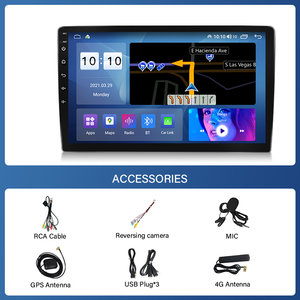 10 "Android 2DIN đài phát thanh xe 8Core 6 + 128GB FM Transmitter xe Stereo MP5 DVD Player với quạt làm mát IPS màn hình GPS - Product Image 6