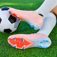 Chaussures de football d'extérieur légères et résistantes à l'usure, tige hybride en PU, semelle antidérapante en TPU, imperméables, professionnelles, automne/hiver