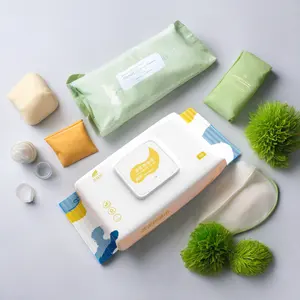 Salviettine umidificate professionali produttori di campioni gratuiti di materiale Spunlace prodotti per bambini salviettine detergenti per uso domestico