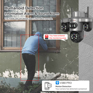 Cámaras de Seguridad CCTV LS VISION de 6MP, 4 Lentes, 3 Pantallas, Zoom Óptico 10X, PTZ, Energía Solar, 4G/WiFi, Seguimiento Automático de Personas, <span class=keywords><strong>V380</strong></span> <span class=keywords><strong>Pro</strong></span> - Product Image 6