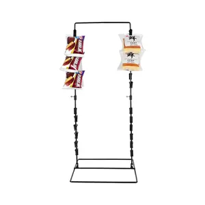 RUIMEI Clip Display Rack Snack Display Stand 52 Clips Display Rack For Store Potato Chip Holder