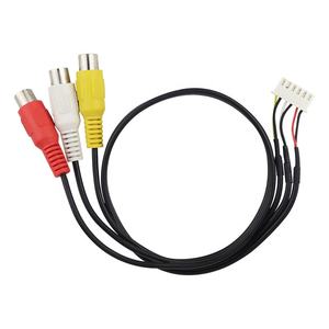 สายเคเบิล RCA AV แบบกำหนดเอง <span class=keywords><strong>3</strong></span> หัว RCA ตัวผู้ ไปยังขั้วต่อ JST สายสัญญาณเสียงและวิดีโอสำหรับกล้องวงจรปิด เครื่องเล่นดีวีดี ทีวี ผู้ผลิต OEM - Product Image 5