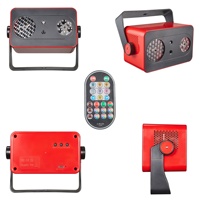 Lampu Salju LED USB Charge Family Party, Bola Disko RGBW Berputar, Pencahayaan Panggung Laser dengan Suara dan Remote Control untuk Acara di Rumah