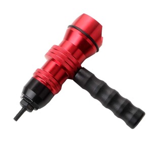 <b>Rivet</b> Gun Adapter Red Aluminum Alloy M3 M10 Electric <b>Nut</b> <b>Rivet</b> Converter Head For Power Tools - Product Image 3