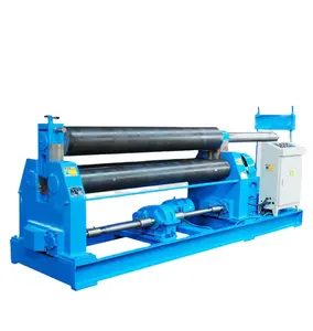 6*1600 Mechanical symmetrical three-roller plate bending rolling machine stainless steel rollers bending machine