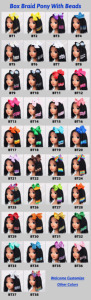 Extensión de pelo para niños Vivian con lazo y cuentas, accesorios de cuentas para el cabello para niños, coleta trenzada para niñas - Product Image 6