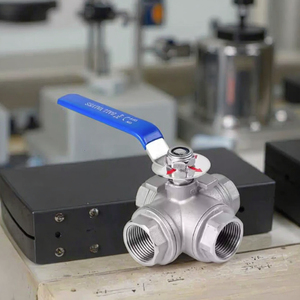 Nhà Sản Xuất Bán Buôn 304 Thép Không Gỉ Ba Cách Hướng Dẫn Sử Dụng Threaded Bóng Van Hướng Thay Đổi On-Off Van OEM - Product Image 6