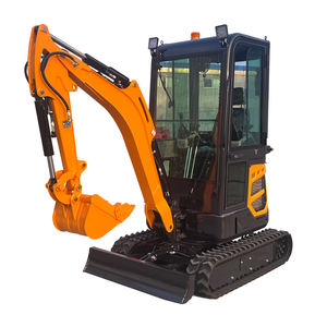 クローラーショベルコンパクトHT18 1800KGミニ掘削機ディーゼルエンジンシンプル使用キャブミニショベル付き - Product Image 4