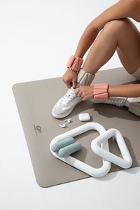 家用普拉提套装戒指和球套装魔术圈箍带阻力带紧凑型调色健身必需品启动配件 - Product Image 6