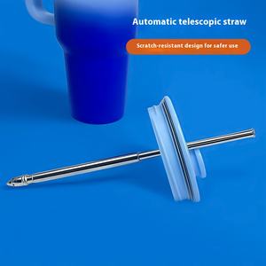 <span class=keywords><strong>Tasse</strong></span> à paille moderne entièrement automatique en acier inoxydable 20Oz/30Oz/40Oz Thermos pour thé au lait bière glacée café pour cadeaux - Product Image 6