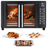 Four à friture numérique à air chaud 6 tranches, boîtier en plastique, capacité 11-20L