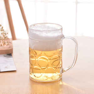 Jarra de Cerveza Transparente con Asa, Libre de BPA, para Uso en el Hogar, Cocina y Fiestas - Product Image 2
