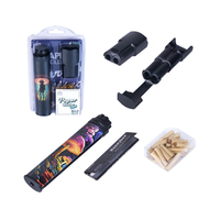 Kit d'accessoires pour fumeurs portable : Machine à rouler le tabac en forme de cône, ensemble d'accessoires de fumage simple