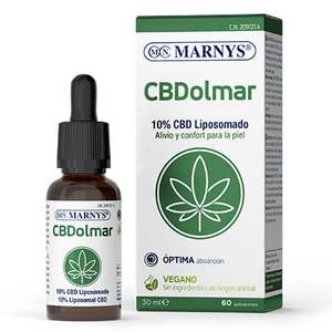 Marnys CBDolmar Siero Liposomiale 10% CBD per la Cura della Pelle Formula Vegana - Product Image 1
