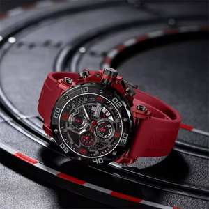 สำหรับ Naviforce นาฬิกาสปอร์ตของผู้ชาย7123คุณภาพสูงกันน้ำควอตซ์การเคลื่อนไหวสายซิลิโคนหน้าปัดตัวชี้วัดแบบดั้งเดิม Montre Homme - Product Image 3