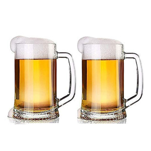 Vaso de <span class=keywords><strong>cerveza</strong></span> de diferentes formas Artículos de Venta caliente <span class=keywords><strong>Precio</strong></span> barato Vantage Glass Beer Mug 12-16Oz Rock Beer Cups con asa para Party Bar - Product Image 1