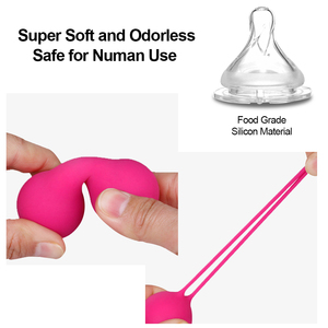 Boules vaginales intelligentes en silicone pour femmes, simulateur <span class=keywords><strong>de</strong></span> Kegel <span class=keywords><strong>Geisha</strong></span>, boules <span class=keywords><strong>de</strong></span> Ben Wa chinoises pour resserrement vaginal - Product Image 4