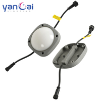Lumières de Noël LED RGB SMD5050 étanches IP66 DMX512 DC24V pour façades de bâtiments extérieurs Yancai, vert et blanc, 1,5W 3W, lumière ponctuelle