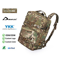 Sac à dos tactique OEM ODM découpé au laser avec système MOLLE, conception à double compartiment, compatible avec la fixation sur gilet pour la randonnée et l'entraînement en extérieur