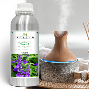 Aceite esencial orgánico de salvia Clary de la mejor calidad para máquina de aromaterapia difusora - Product Image 1