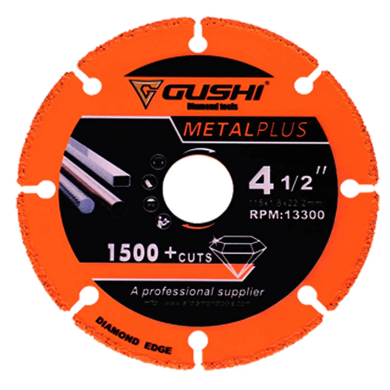 Großhandel OEM 350mm Metal plus Circular Diamond Edge Cutting Sägeblatt zum Schneiden von Metall