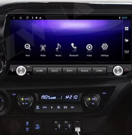 ZWNAV 12,3 "Android <span class=keywords><strong>Car</strong></span> para <span class=keywords><strong>Toyota</strong></span> <span class=keywords><strong>Hilux</strong></span> 2015-2023 timones izquierdo y derecho GPS estéreo DSP Carplay <span class=keywords><strong>Car</strong></span> Radio Point pantalla ESTÉREO - Product Image 2