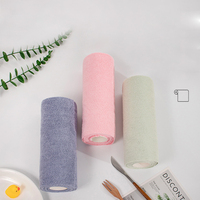 Rouleau de chiffons de nettoyage en microfibre réutilisables Esun, serviettes lavables pour voiture, maison, séchage de la vaisselle, cuisine - utilisations multiples