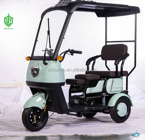 Triciclo Eléctrico SUNYU de 3 <span class=keywords><strong>Ruedas</strong></span> Toto 48V para Adultos con Carrocería Abierta, Scooter Eléctrico con Energía Solar de 3 <span class=keywords><strong>Ruedas</strong></span> para Desplazamientos - Product Image 2