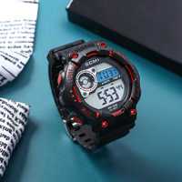 Jam Tangan Digital Sport SCMI 6627 Unisex Remaja Tahan Guncangan Tali TPU Stopwatch Tahan Air Jam Elektronik Pelajar Pasokan Grosir