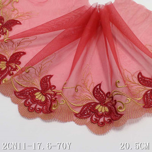 ชุดชั้นในผ้าลูกไม้สำหรับผู้หญิงผ้าบางปักลายดอกไม้ - Product Image 5